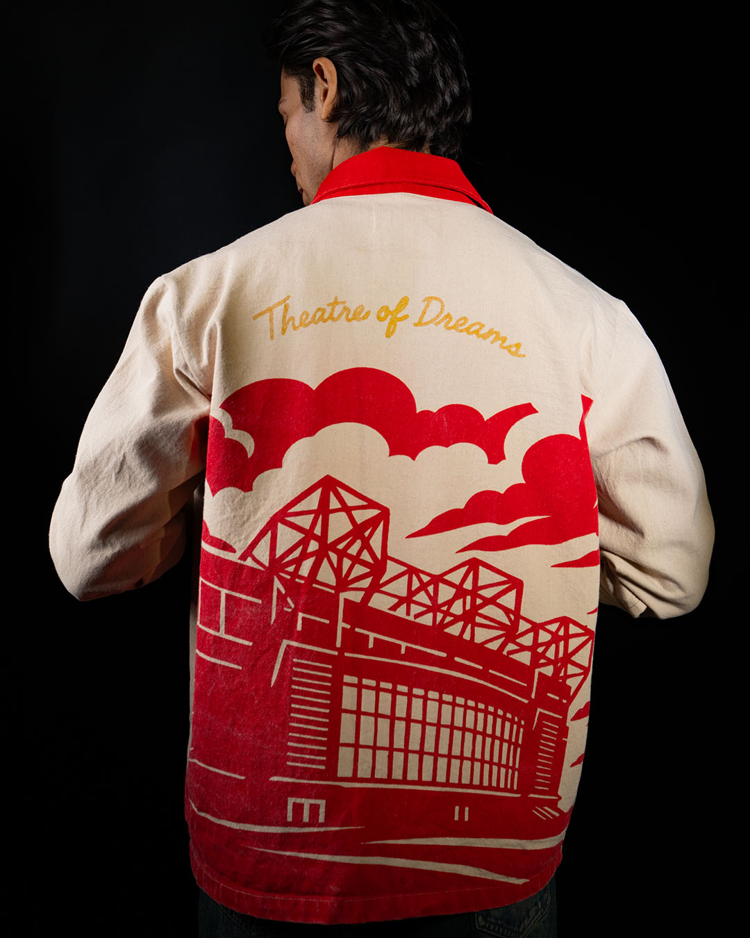 Shop Football Red Devils Denim Jacket