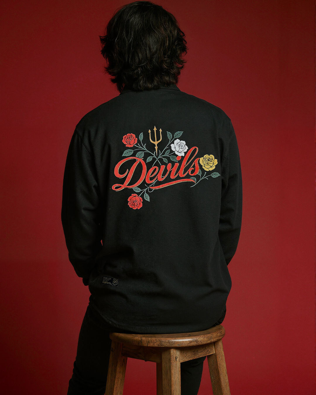 Shop Football Devils Linen-Blend Shirt