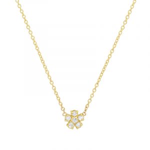 Jennifer Meyer Diamond Flower Necklace