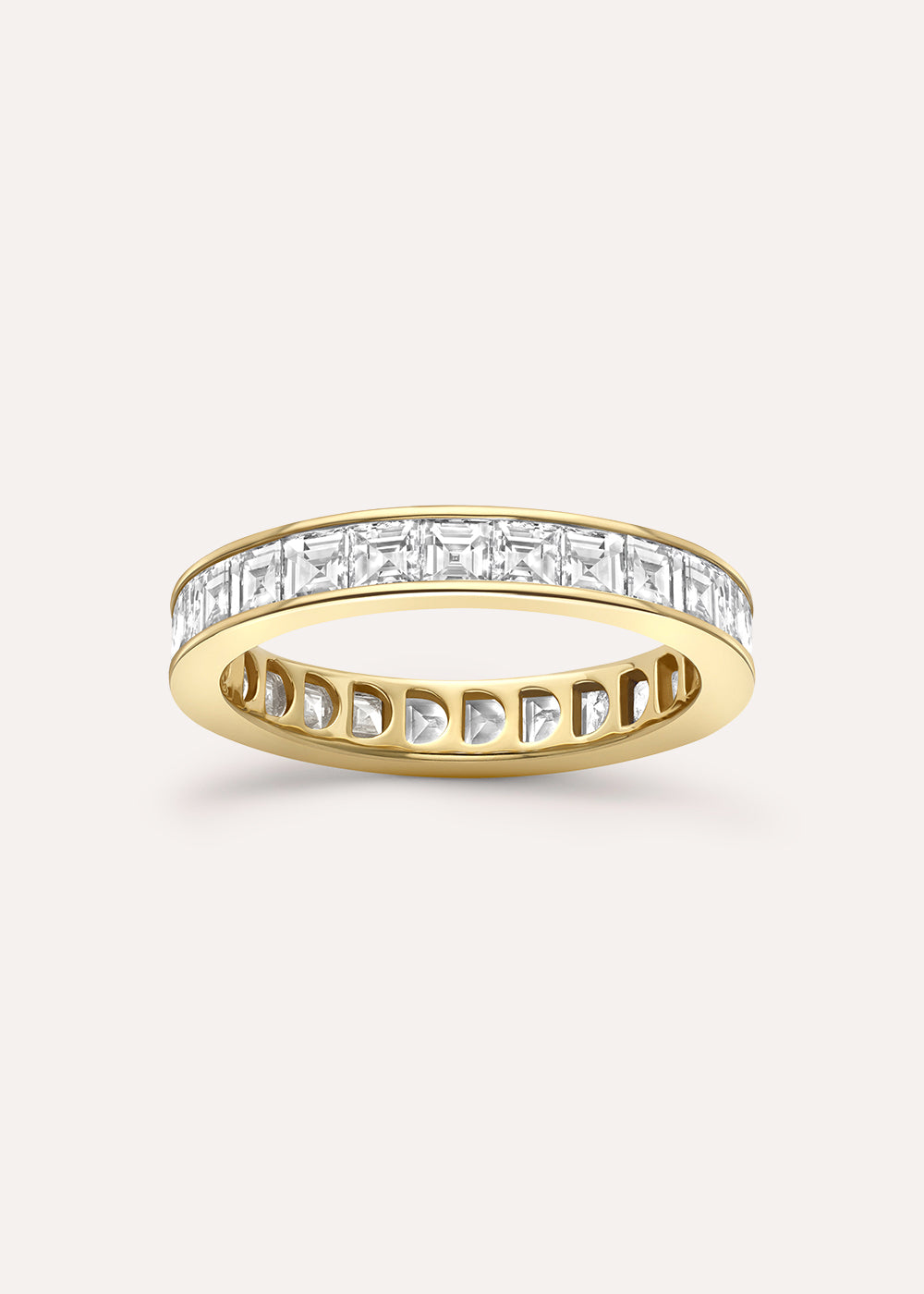 Dinny Hall Natural Diamond Carre Eternity Ring