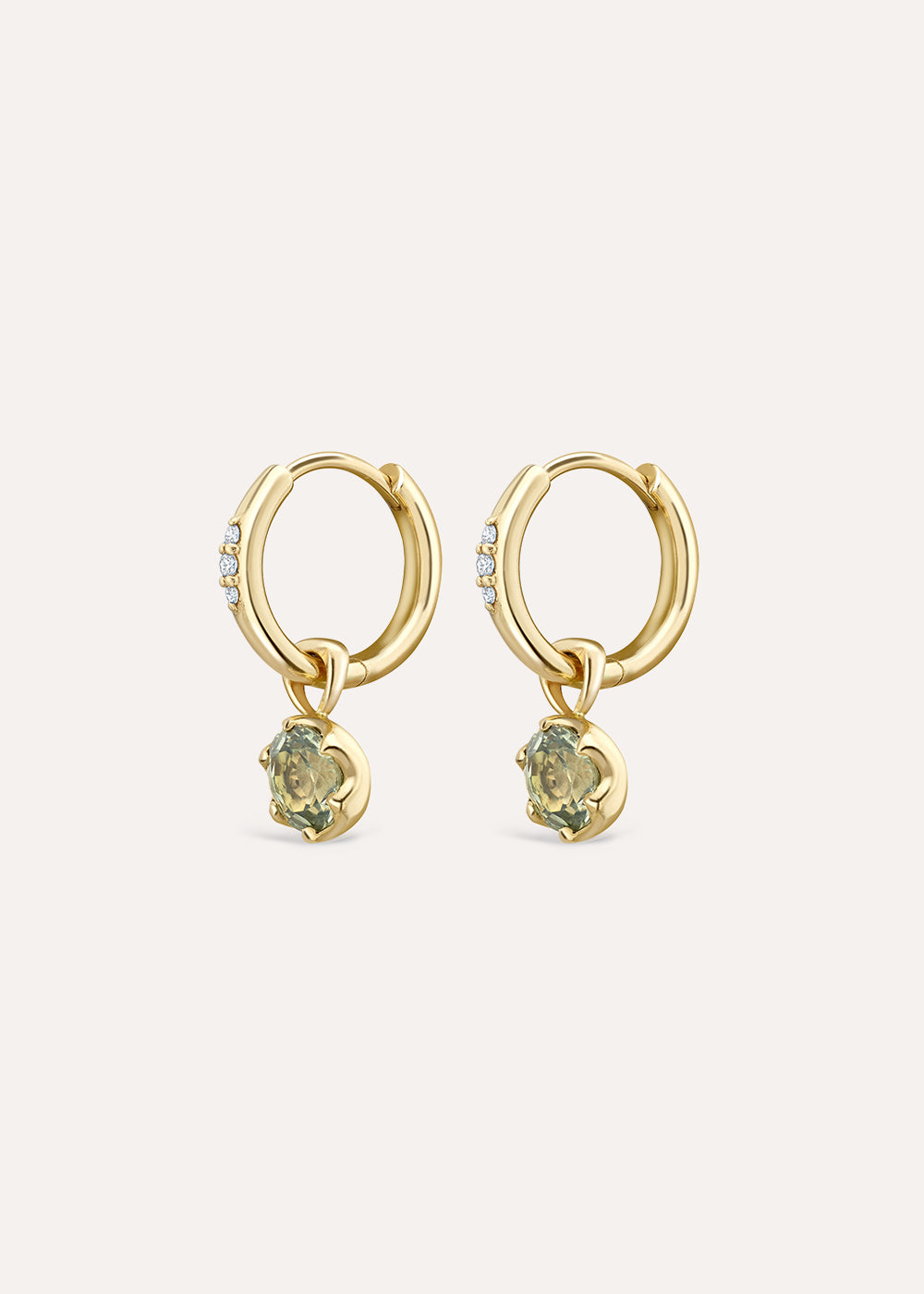 Dinny Hall Elyhara Green Sapphire Drop Earrings
