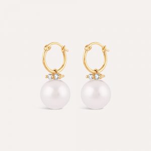 Dinny Hall Shuga Large Pearl Drop Earrings