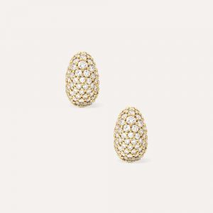 Dinny Hall Mini Scoop Pavé Lab-Grown Diamond Hoop Earrings
