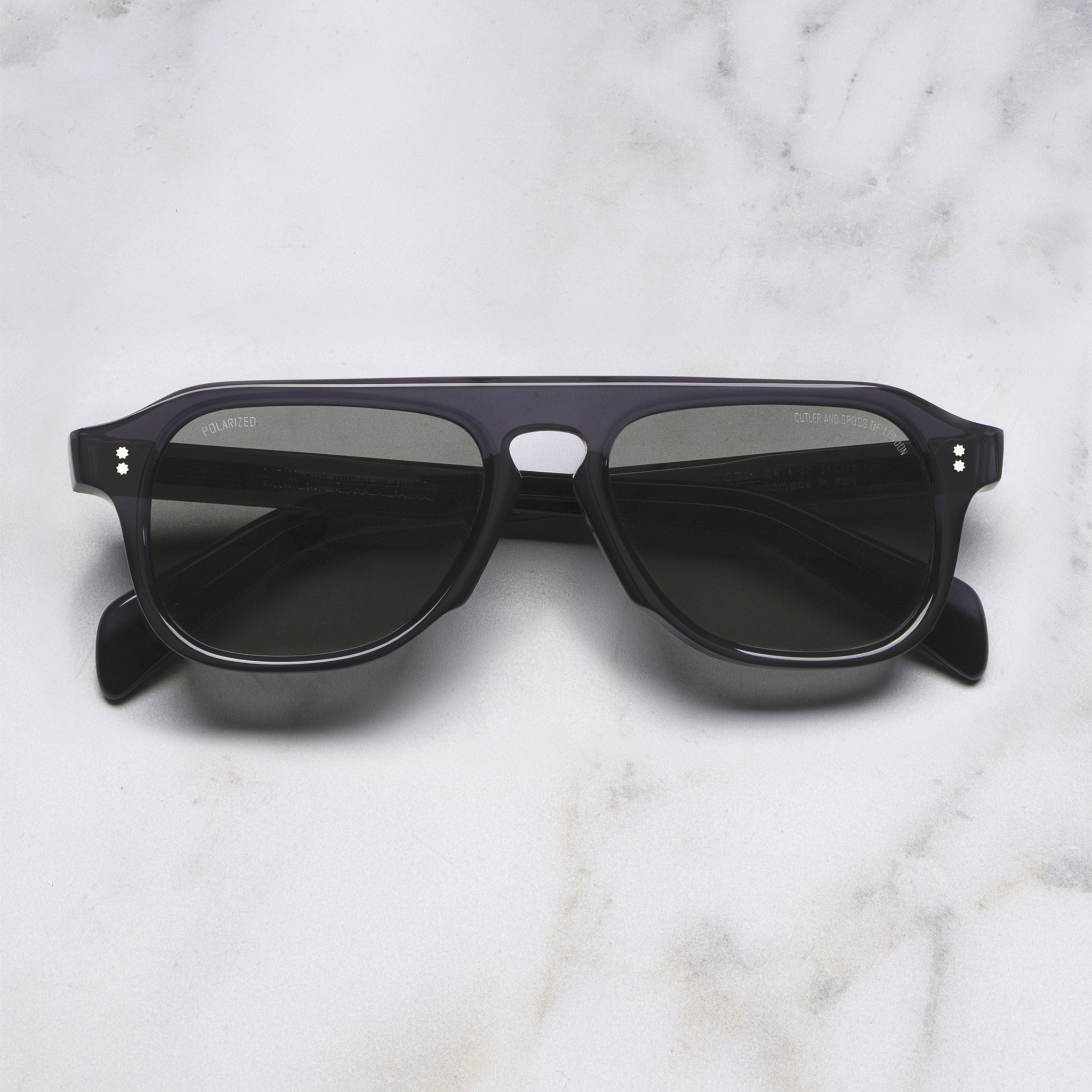 Cutler and Gross GR14 Aviator Polarised Sunglasses