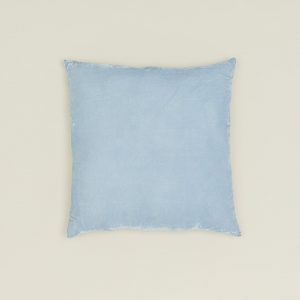 Hawkins New York Reversible Velvet + Linen Pillow - Sky