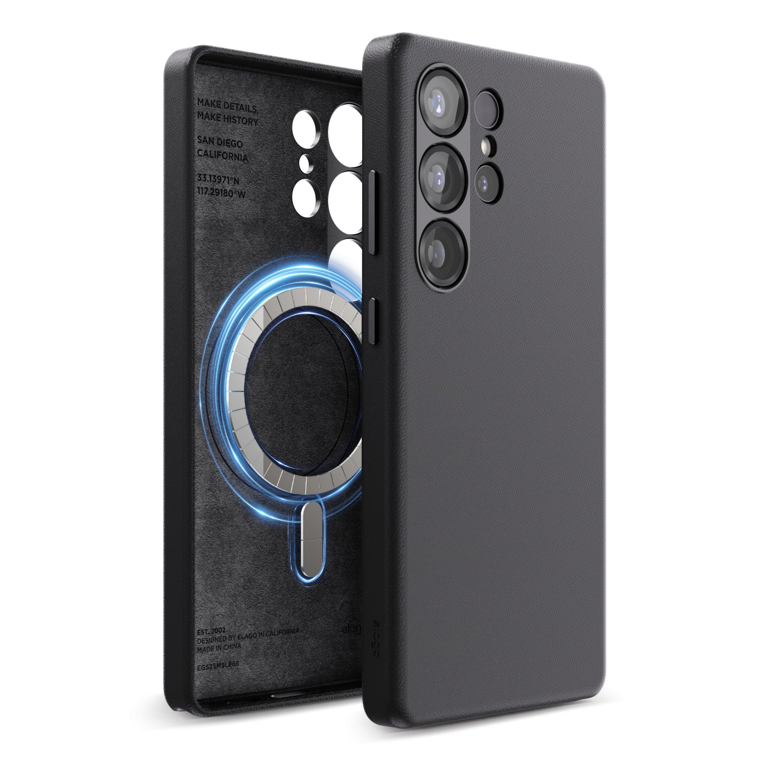 elago Magnetic Leather Case