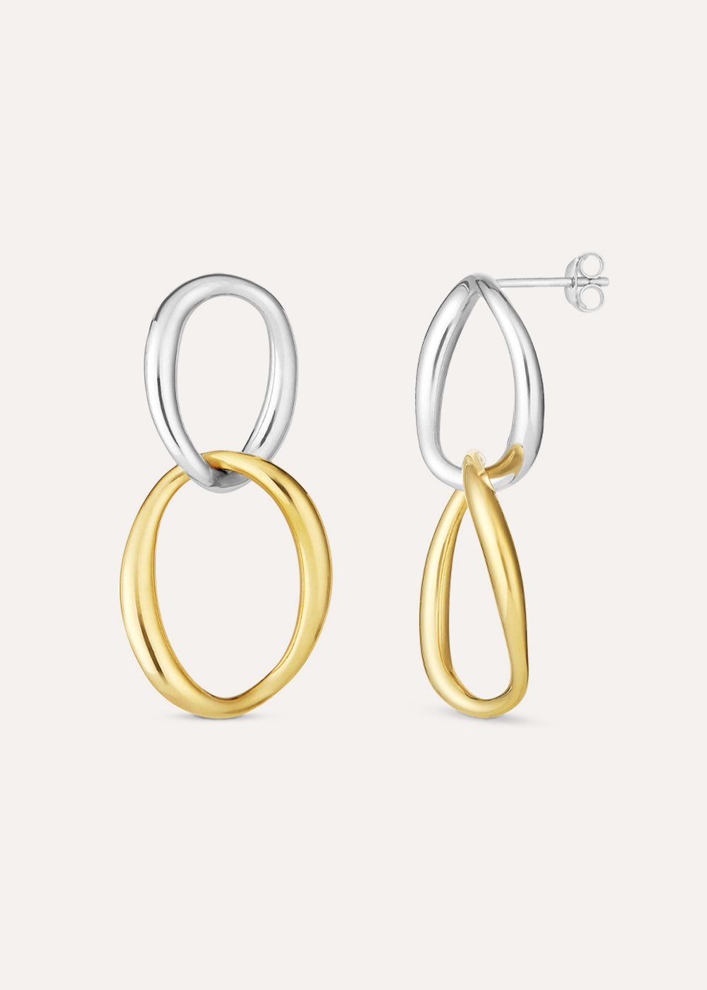 Dinny Hall Wave Large Double Drop Earrings