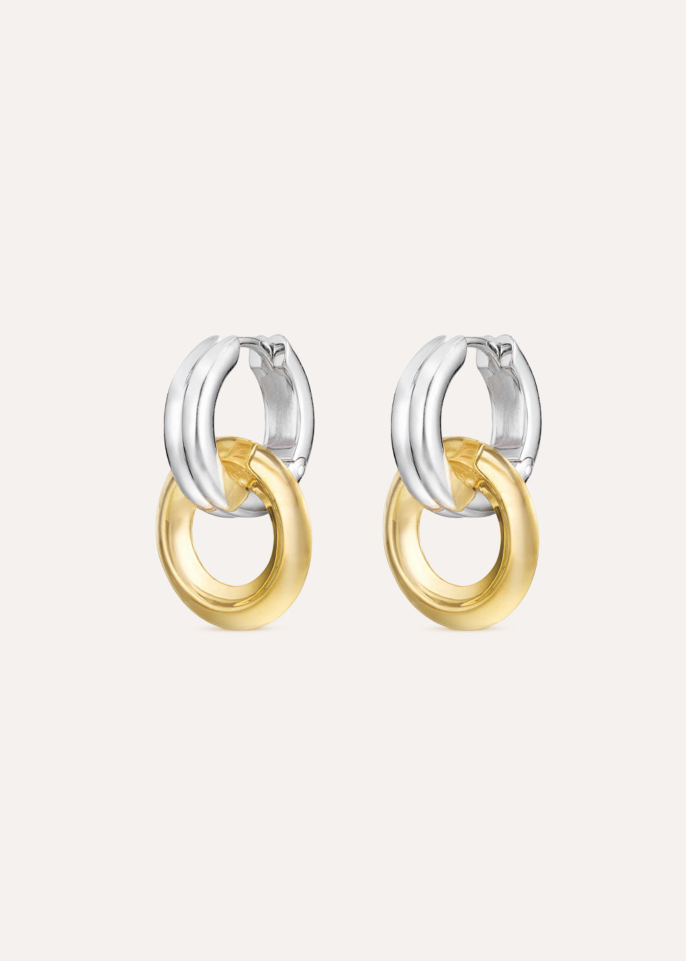 Dinny Hall Iceni Chariot Link Drop Hoop Earrings