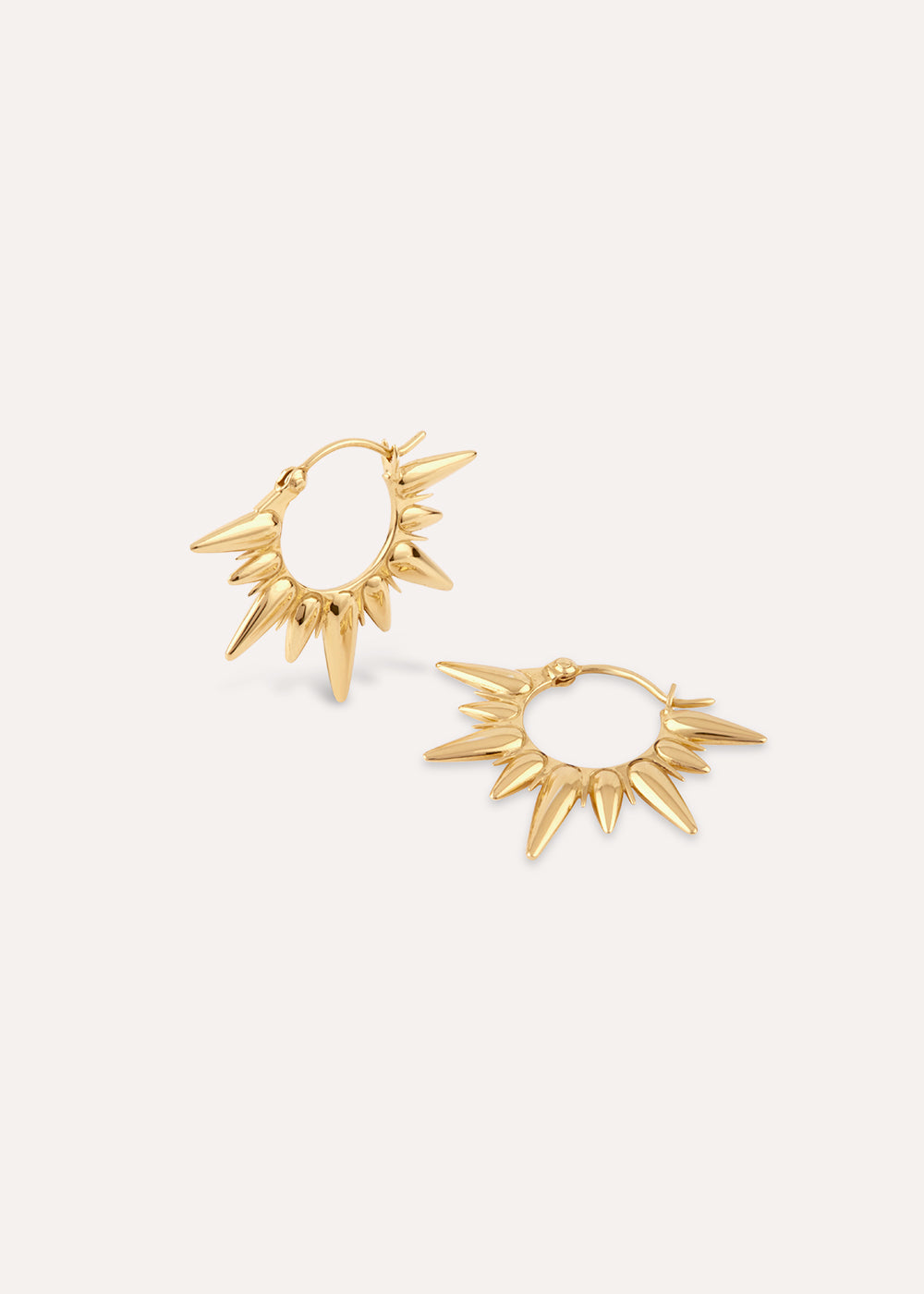 Dinny Hall Sunbeam Half Sun Click Hoop Earrings