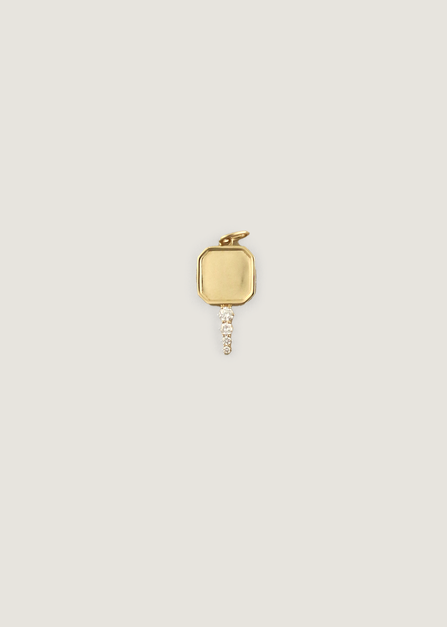Kinn Studio Legacy Key Pendant Diamond