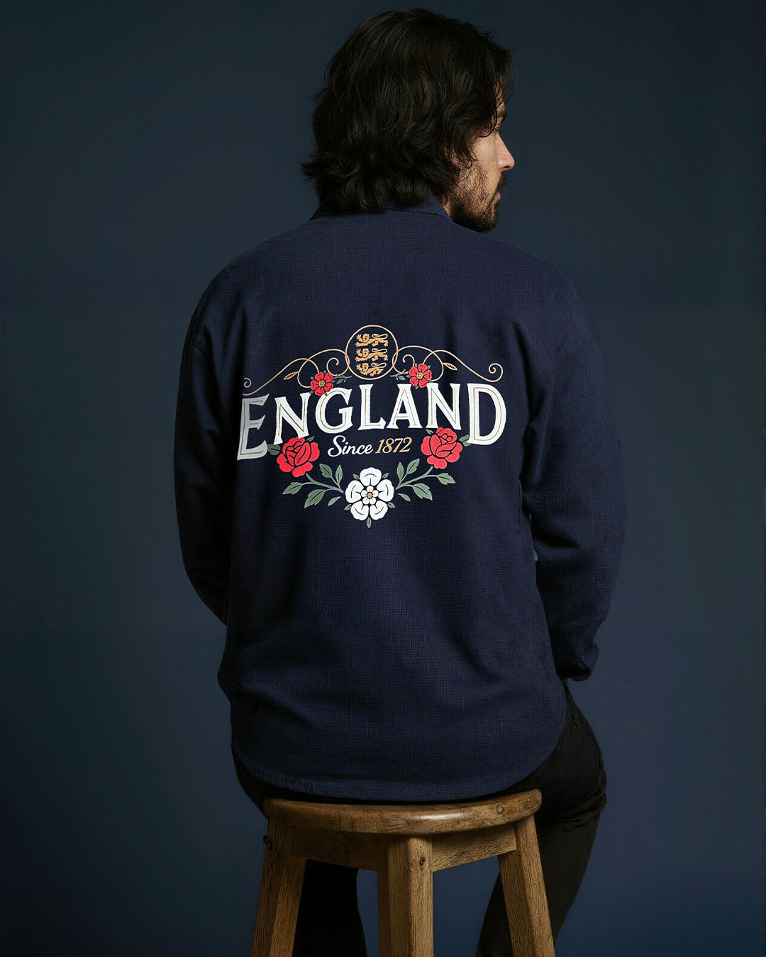Shop Football England Linen-Blend Shirt