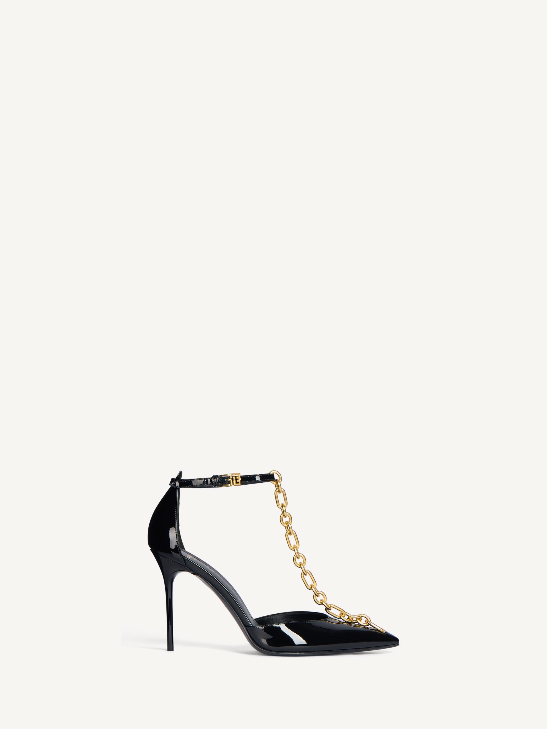 Balmain Escarpins Sync en cuir verni