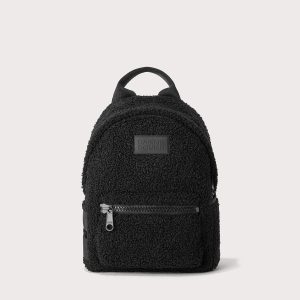 Dagnedover Dakota Backpack in Onyx Shearling , Small