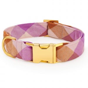 The Foggy Dog Bramble Flannel Dog Collar