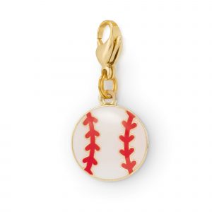 The Foggy Dog Baseball Collar Charm