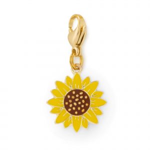 The Foggy Dog Sunflower Collar Charm