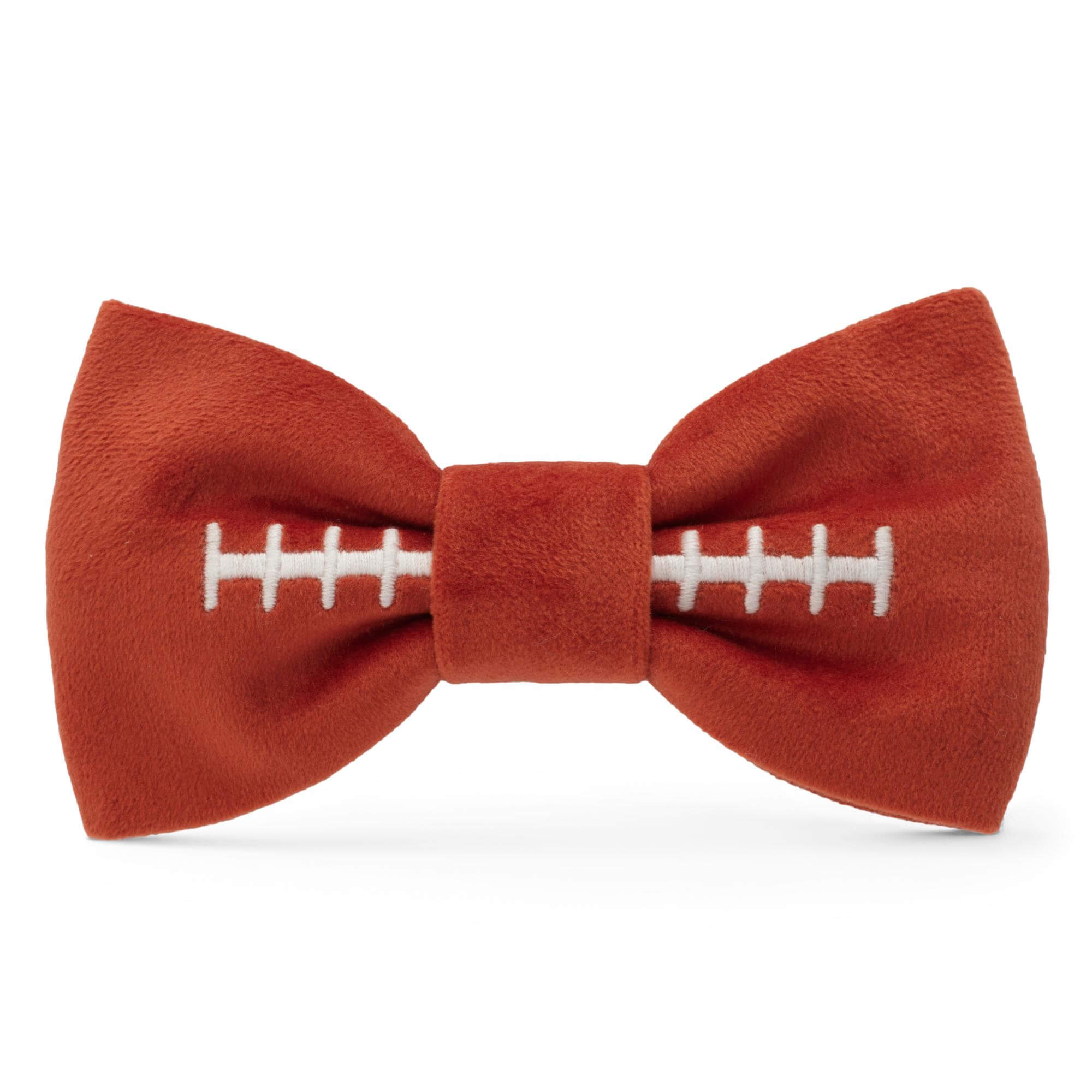The Foggy Dog Football Embroidered Dog Bow Tie