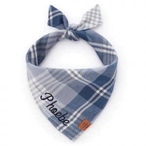 The Foggy Dog Hawthorne Plaid Flannel Dog Bandana