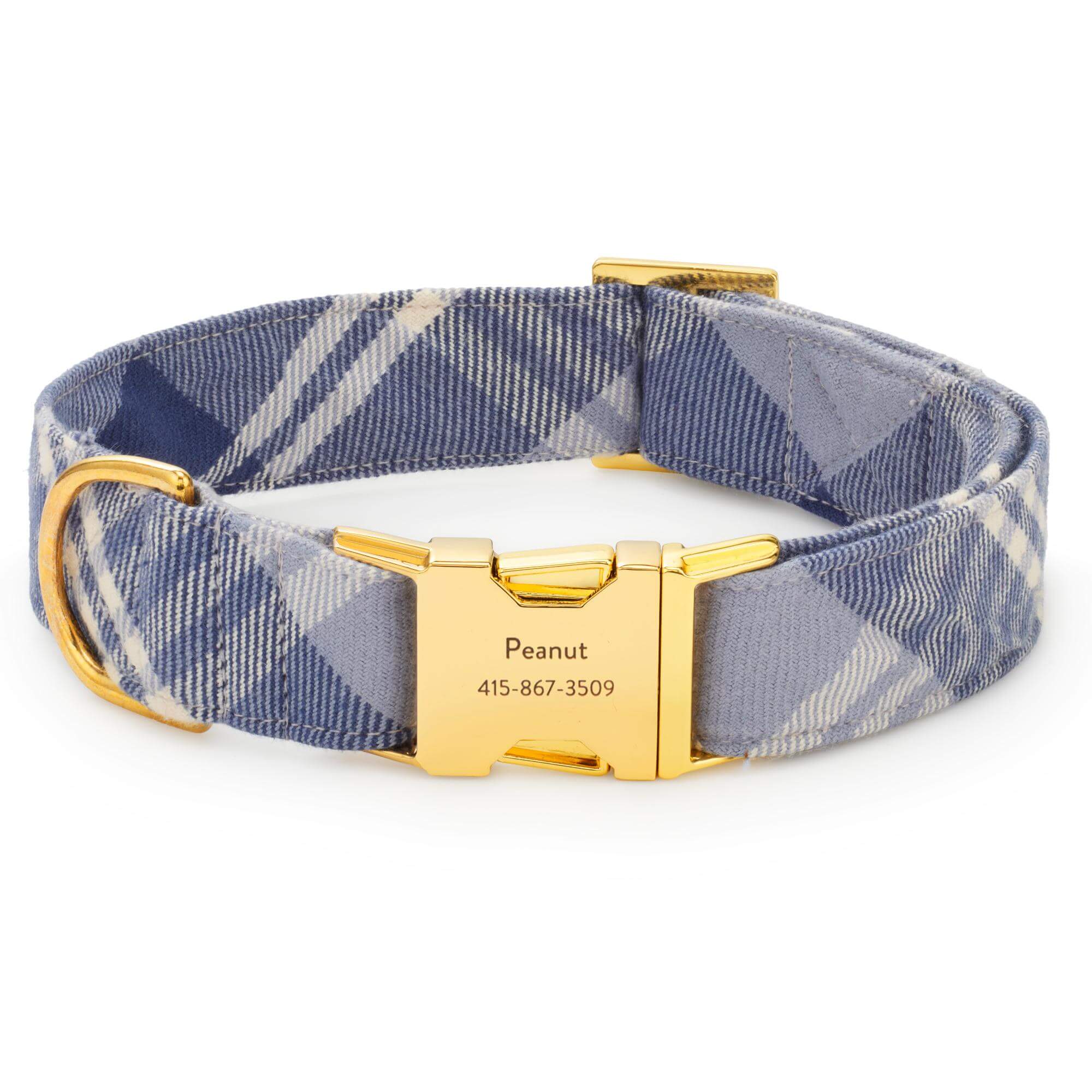 The Foggy Dog Hawthorne Plaid Flannel Dog Collar