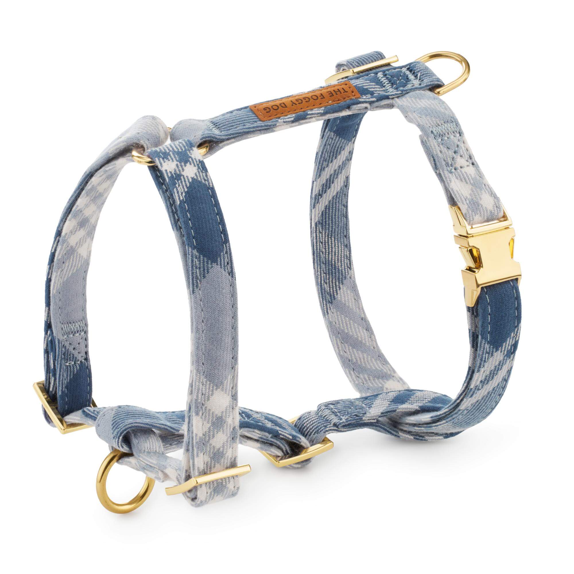 The Foggy Dog Hawthorne Plaid Flannel Dog Harness