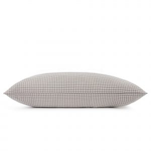 The Foggy Dog Mushroom Brown Gingham Dog Bed