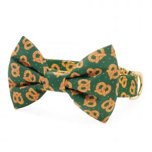 The Foggy Dog Pretzel Party Bow Tie Collar