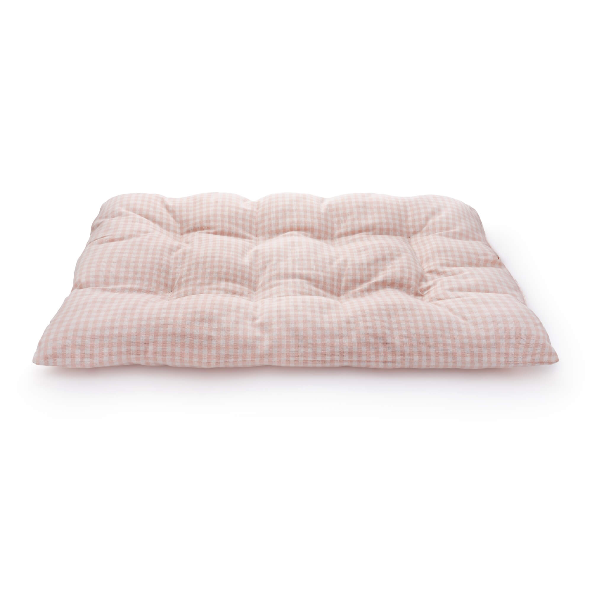 The Foggy Dog Blush Pink Gingham Dog Travel Mat
