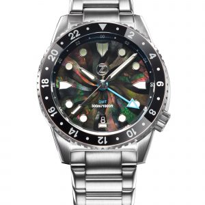 Zelos Mako 300m GMT 'Mosaic MOP'