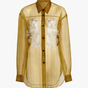 Khaite Goya Top in Monkey Print