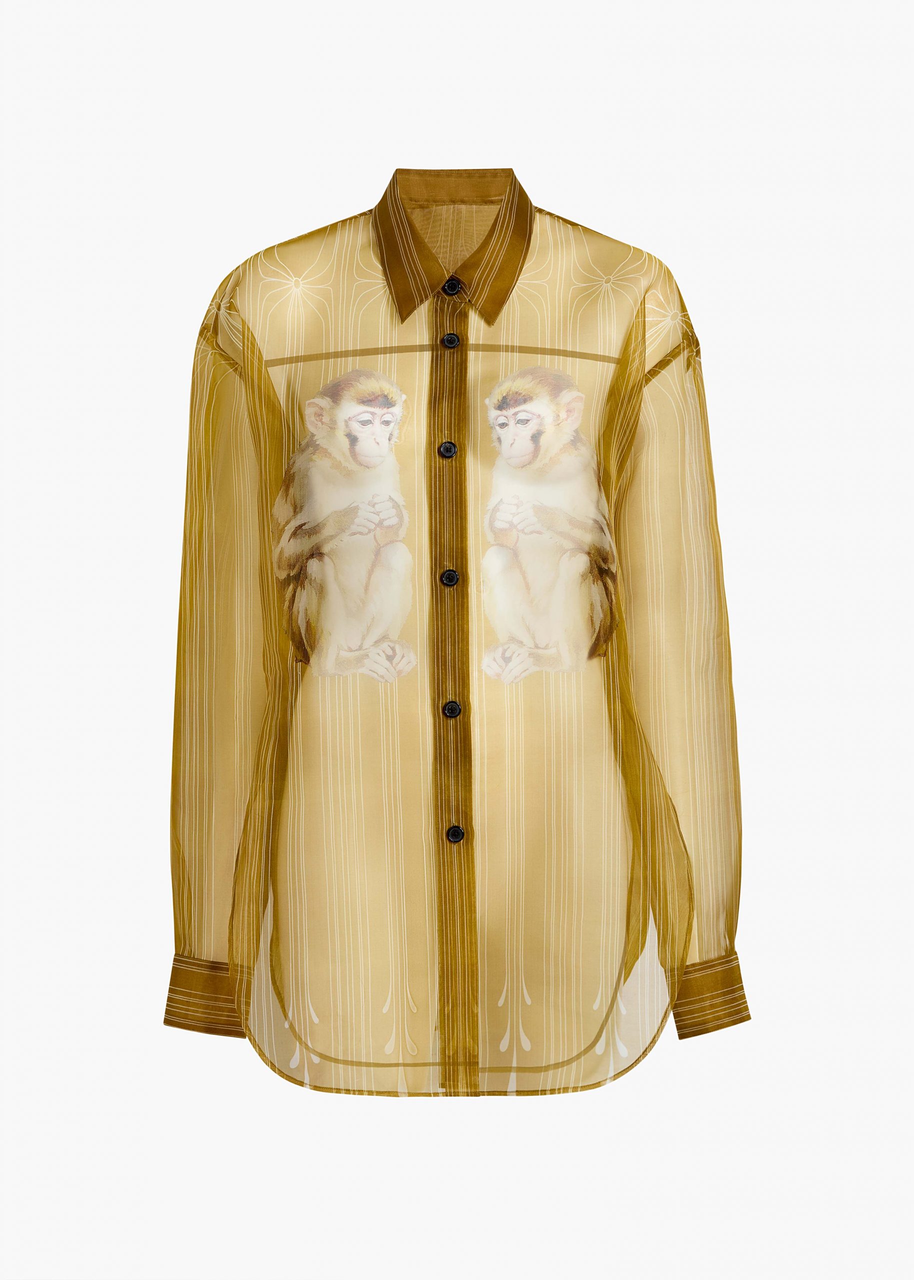 Khaite Goya Top in Monkey Print