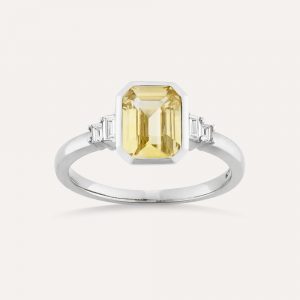 Dinny Hall Mila Yellow Sapphire & Diamond Ring