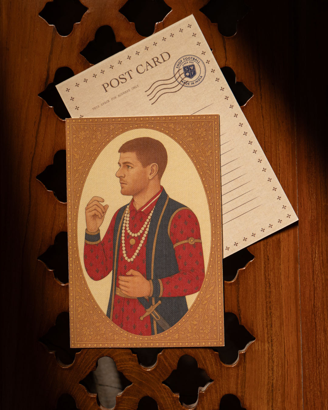 Shop Football Steven Gerrard Postcard