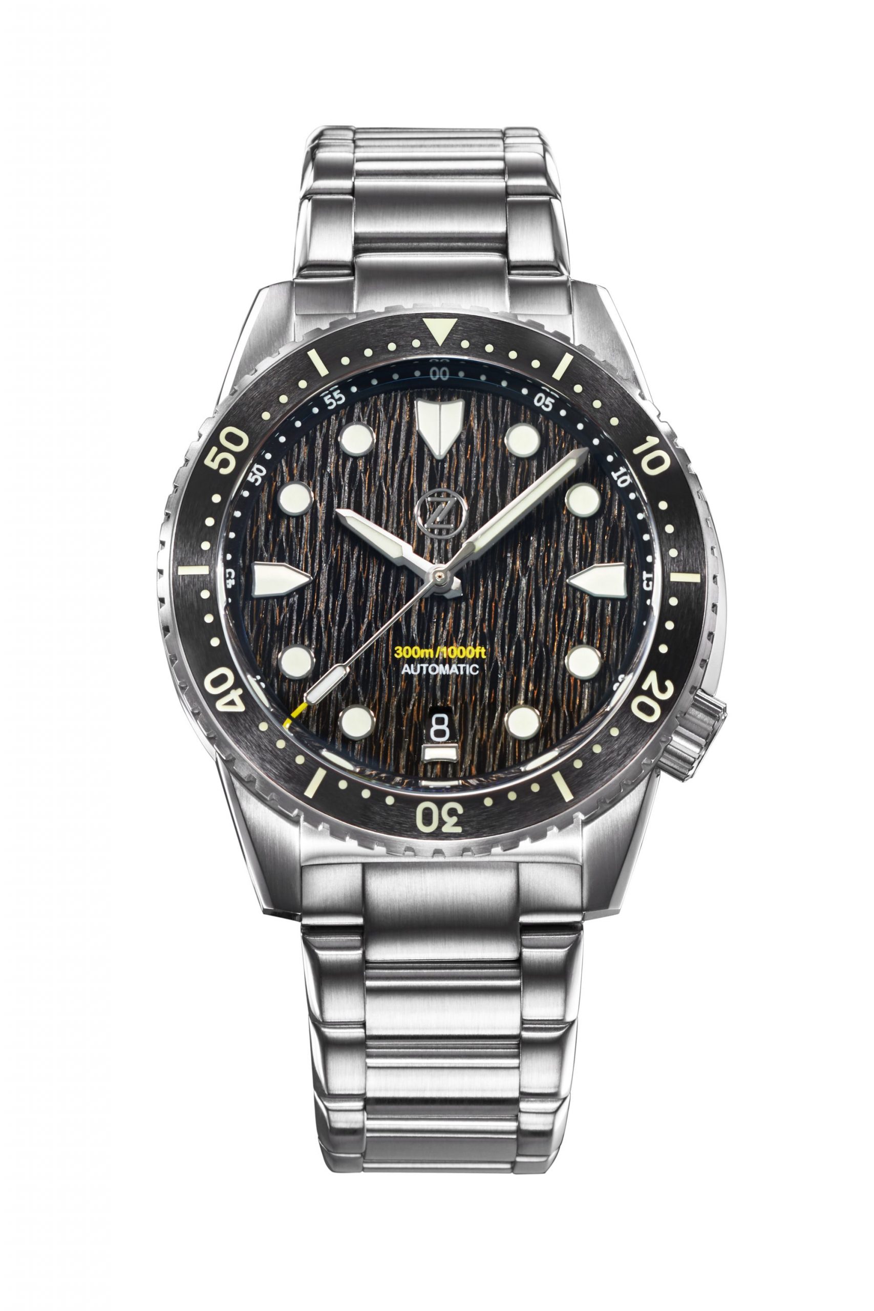 Zelos Mako 300m Diver 'Raindrop Carbon'
