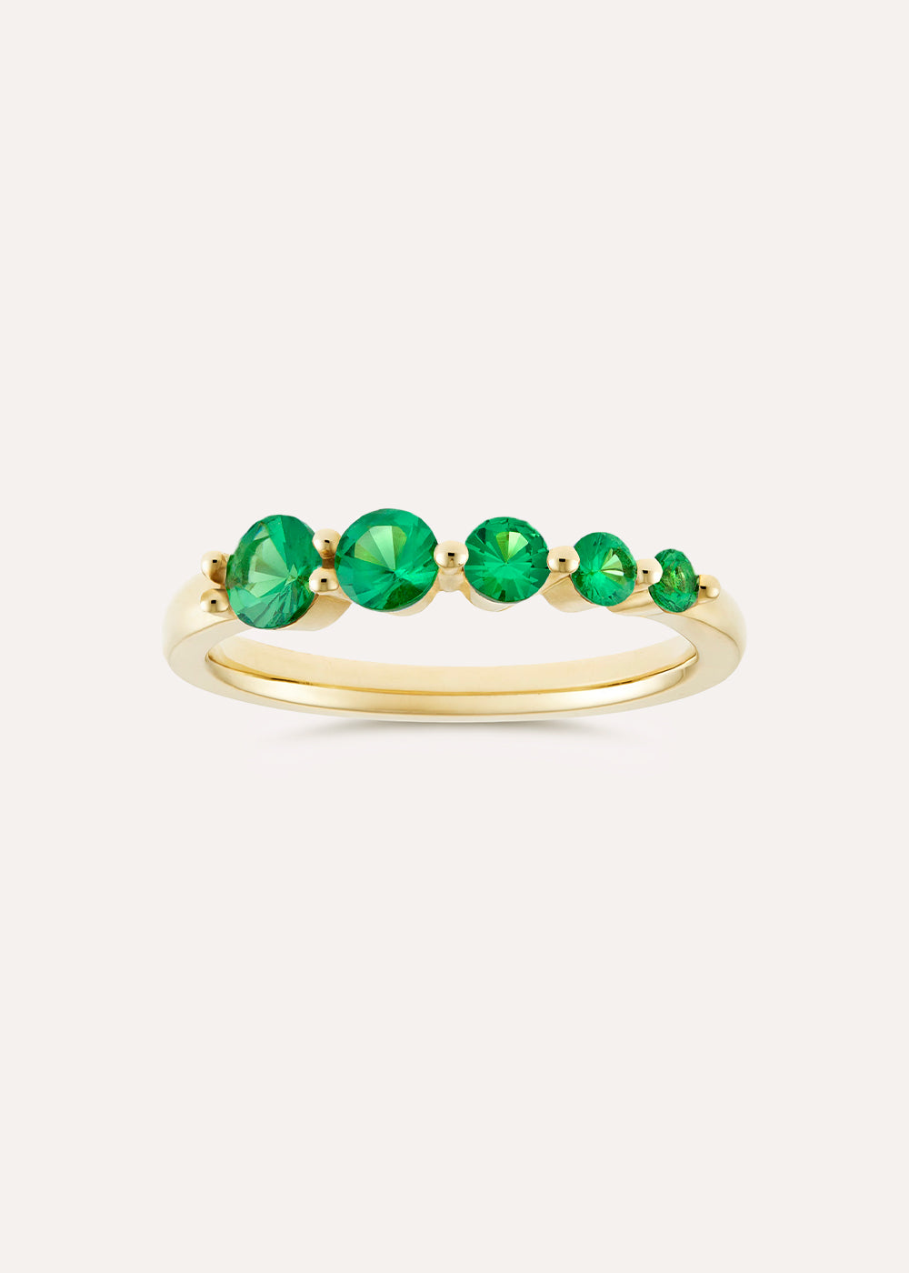 Dinny Hall Shuga Graduated Tsavorite Ring