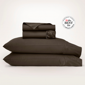 Bollandbranch Cooling Percale Sheet Set - Deep Walnut