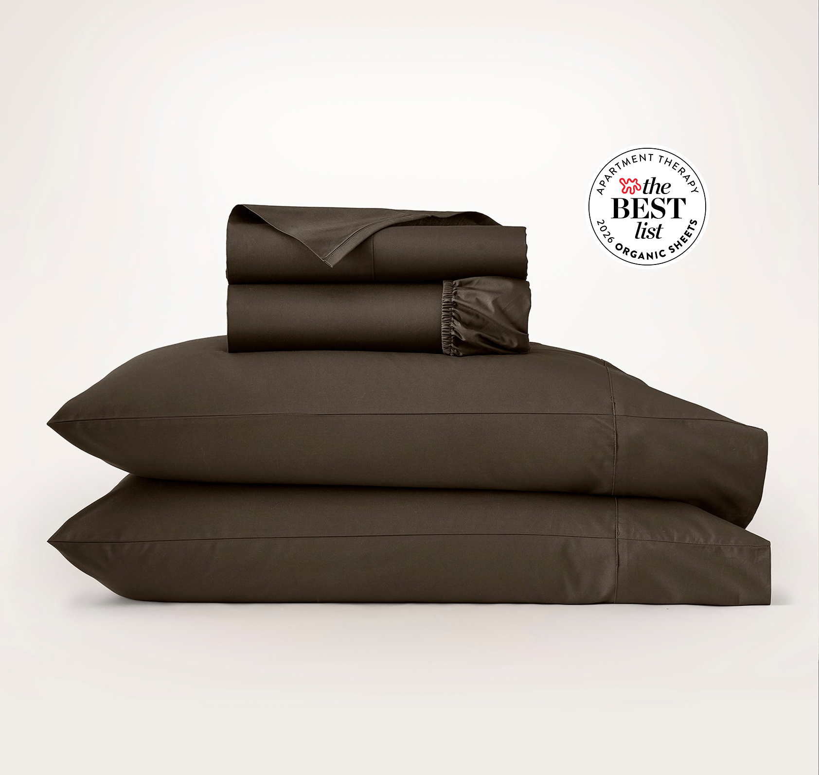 Bollandbranch Cooling Percale Sheet Set - Deep Walnut