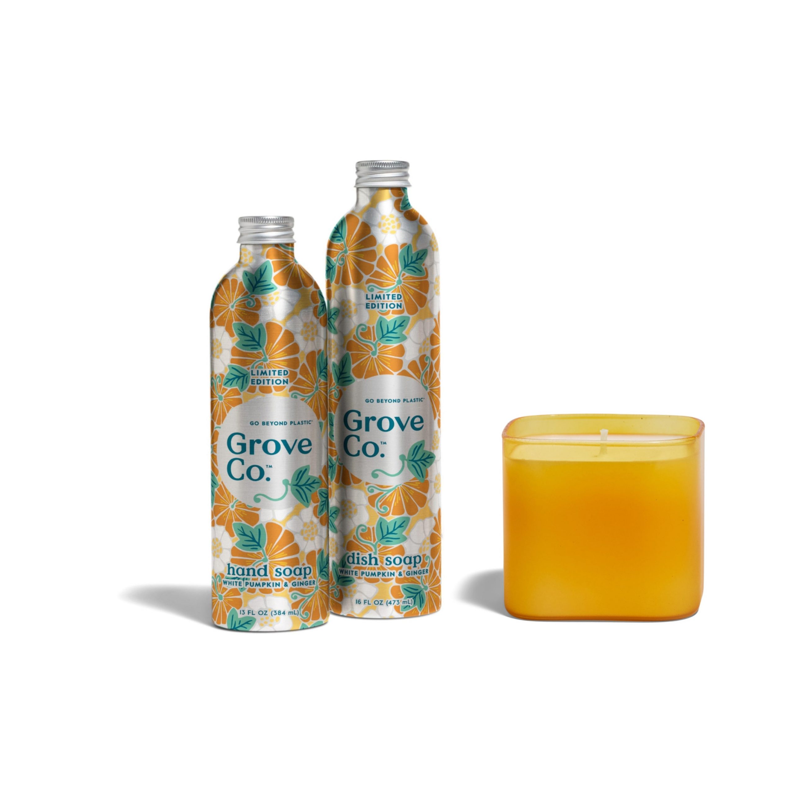 Grove Fall Trio Set - Hand Soap, Dish Soap & Candle