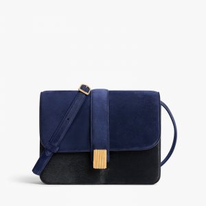 Khaite Blake Crossbody Bag in Midnight Navy