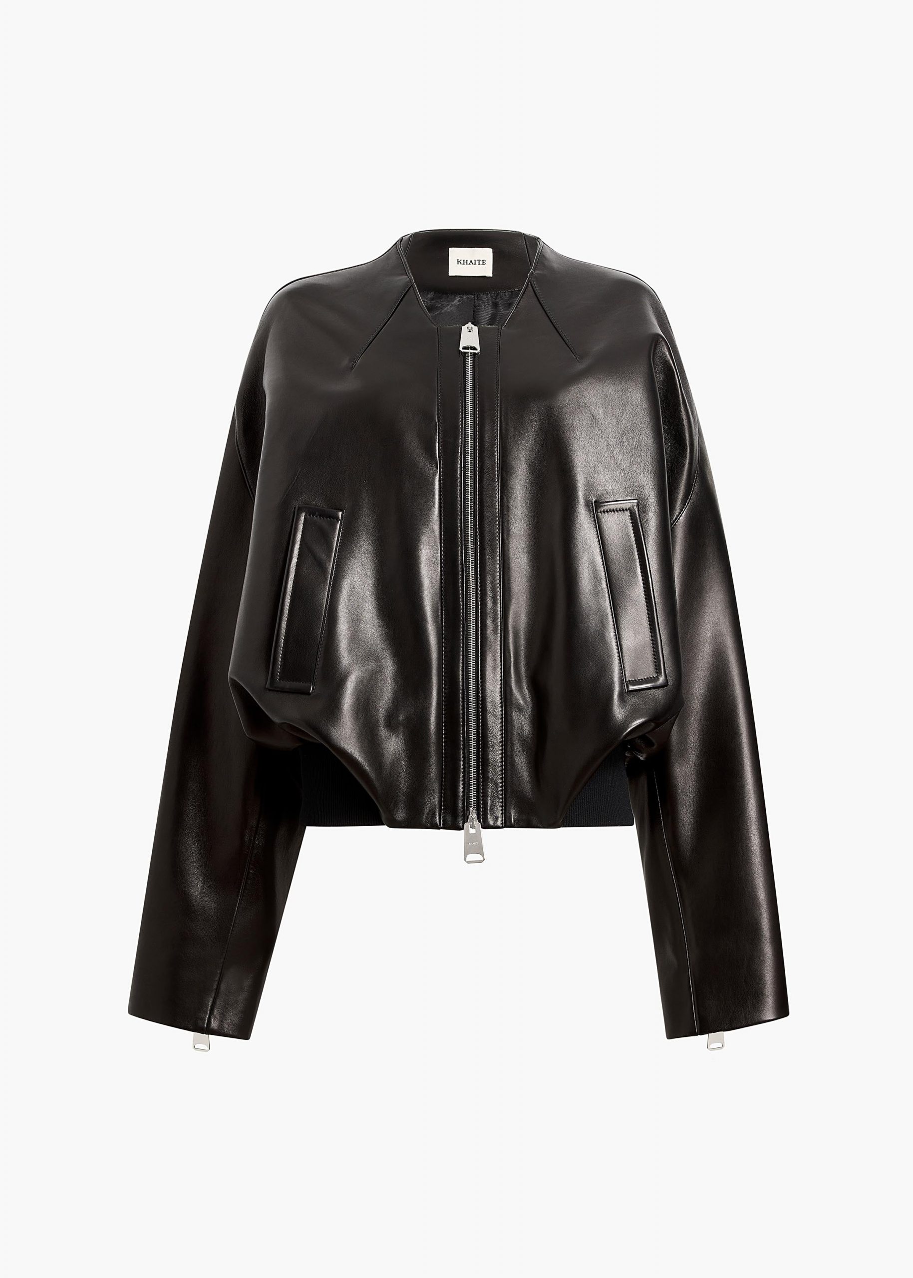 Khaite Hewit Jacket in Black Leather