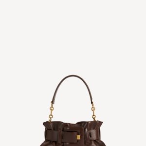 Balmain Sac ANTHEM Mini en cuir lisse
