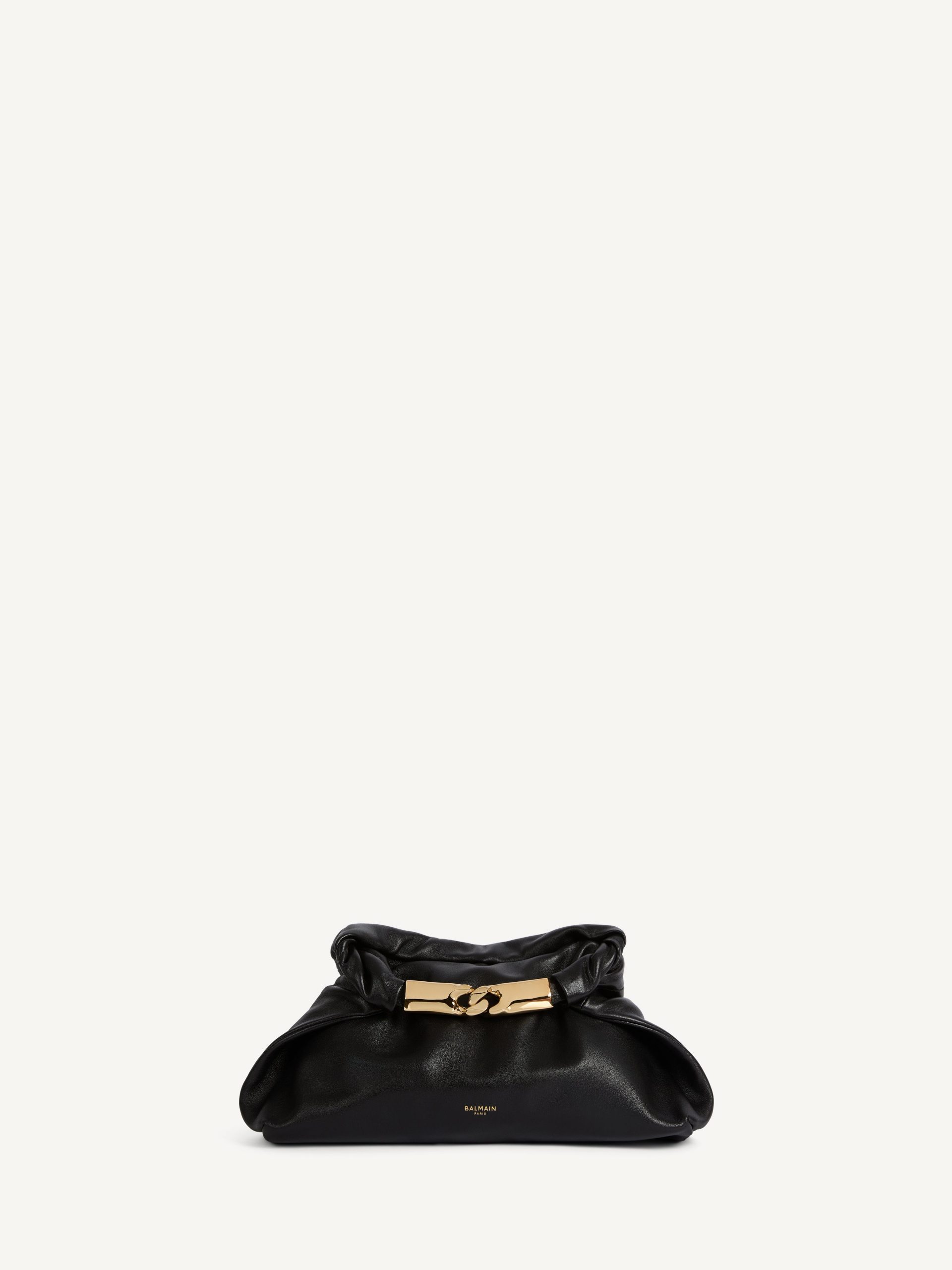 Balmain Sac DINNER AT 8 Small en cuir lisse
