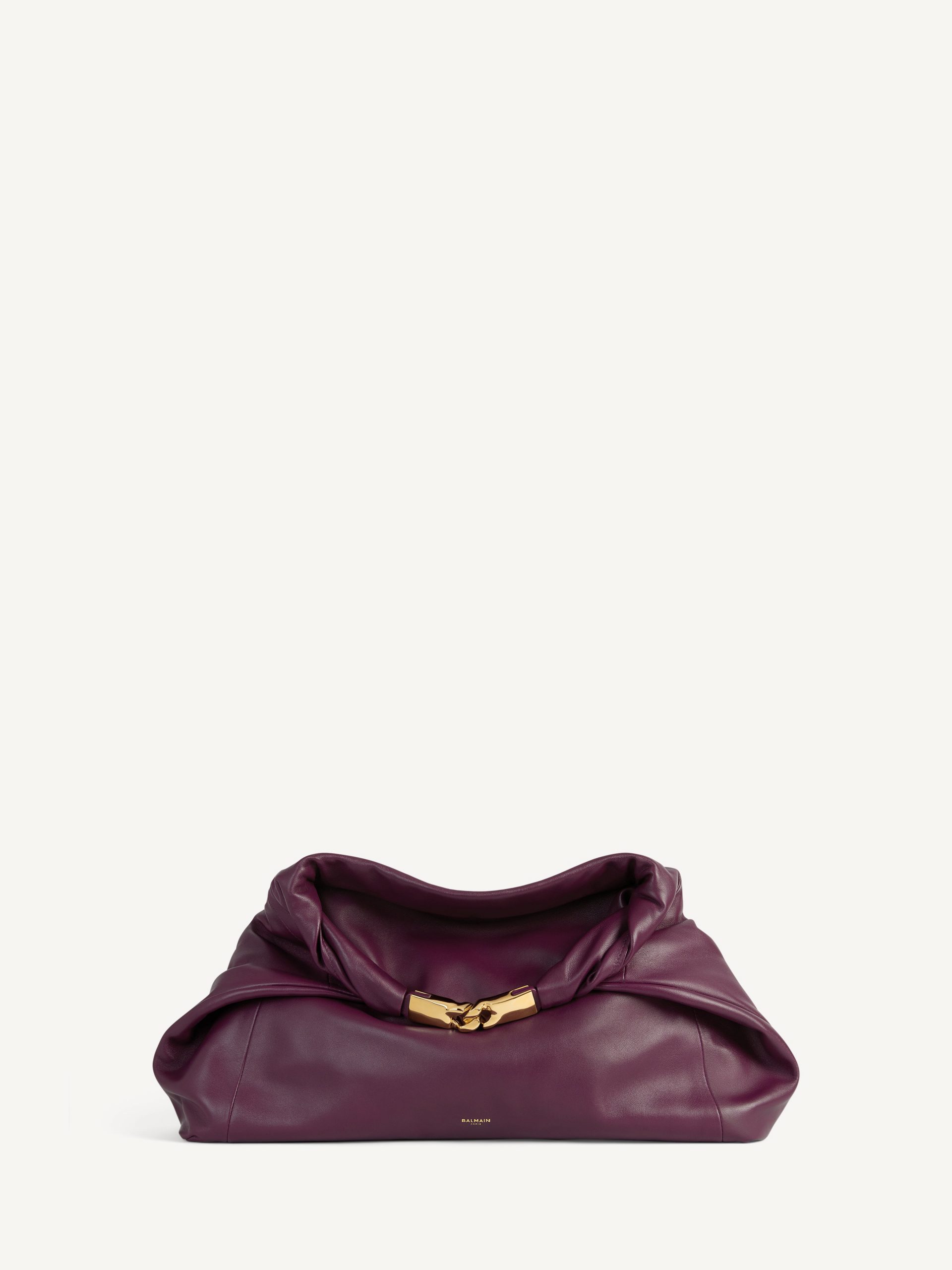 Balmain Sac DINNER AT 8 Medium en cuir lisse
