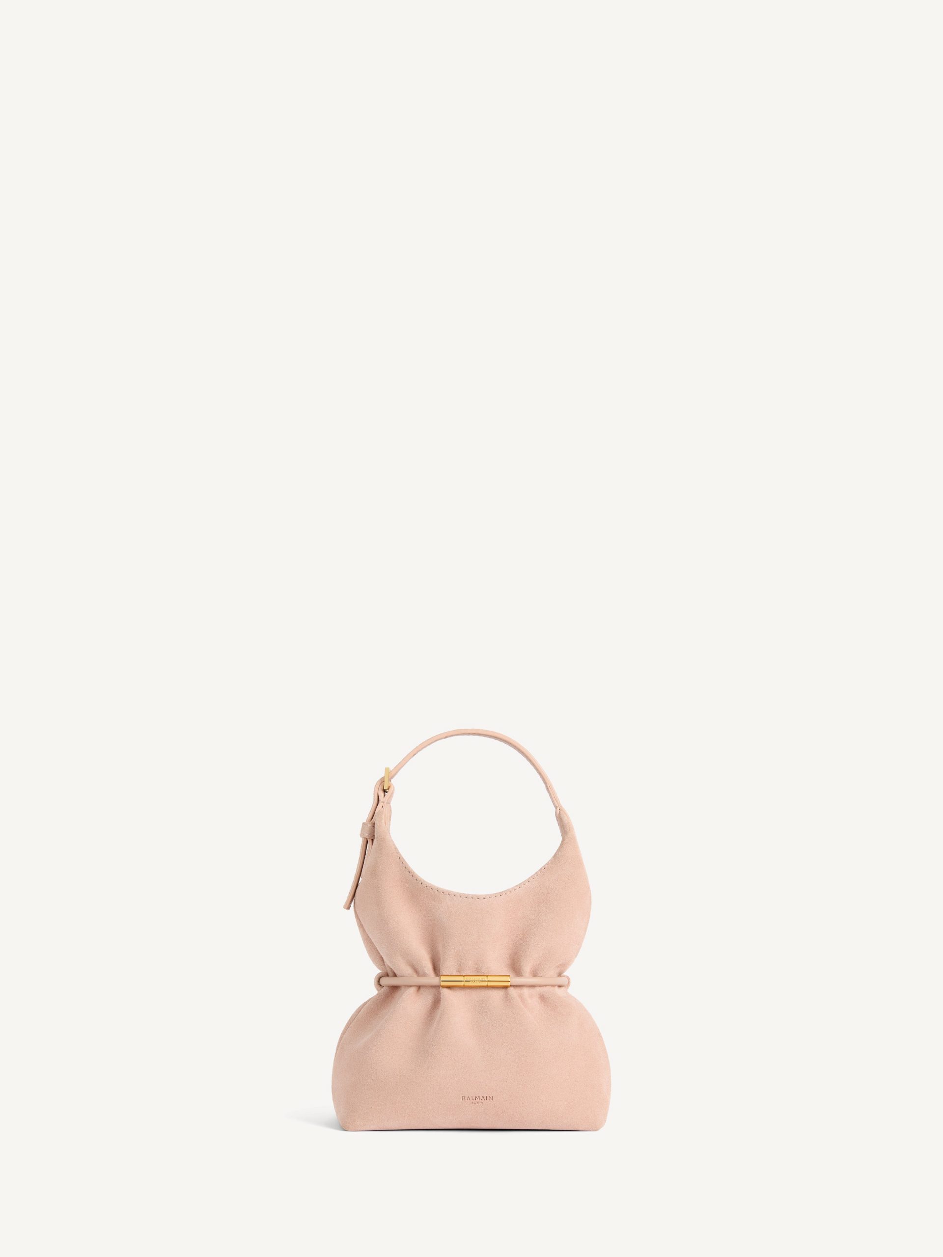 Balmain Sac SPHYNX Mini en cuir suédé