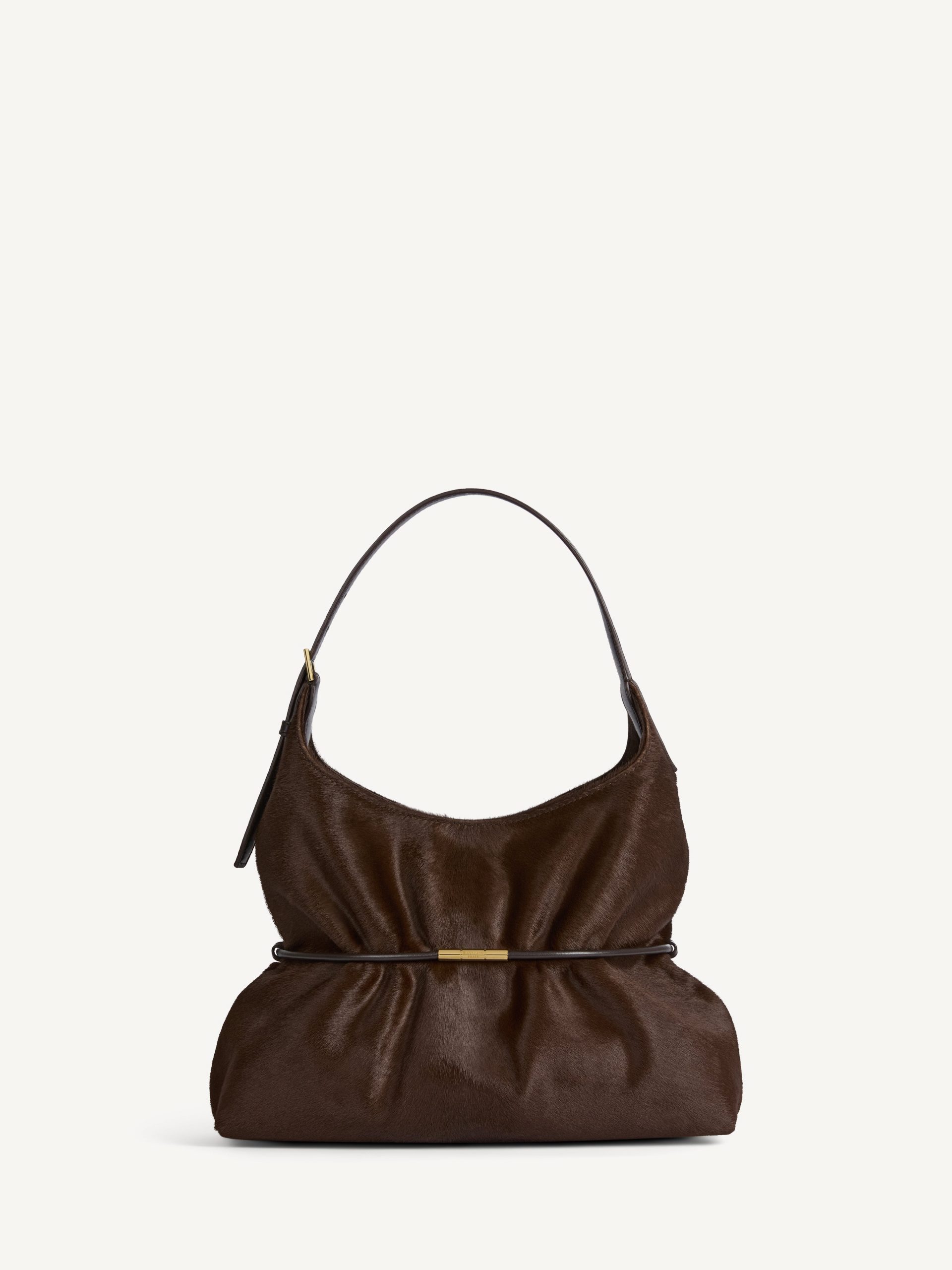 Balmain Sac SPHYNX Medium en cuir effet poulain