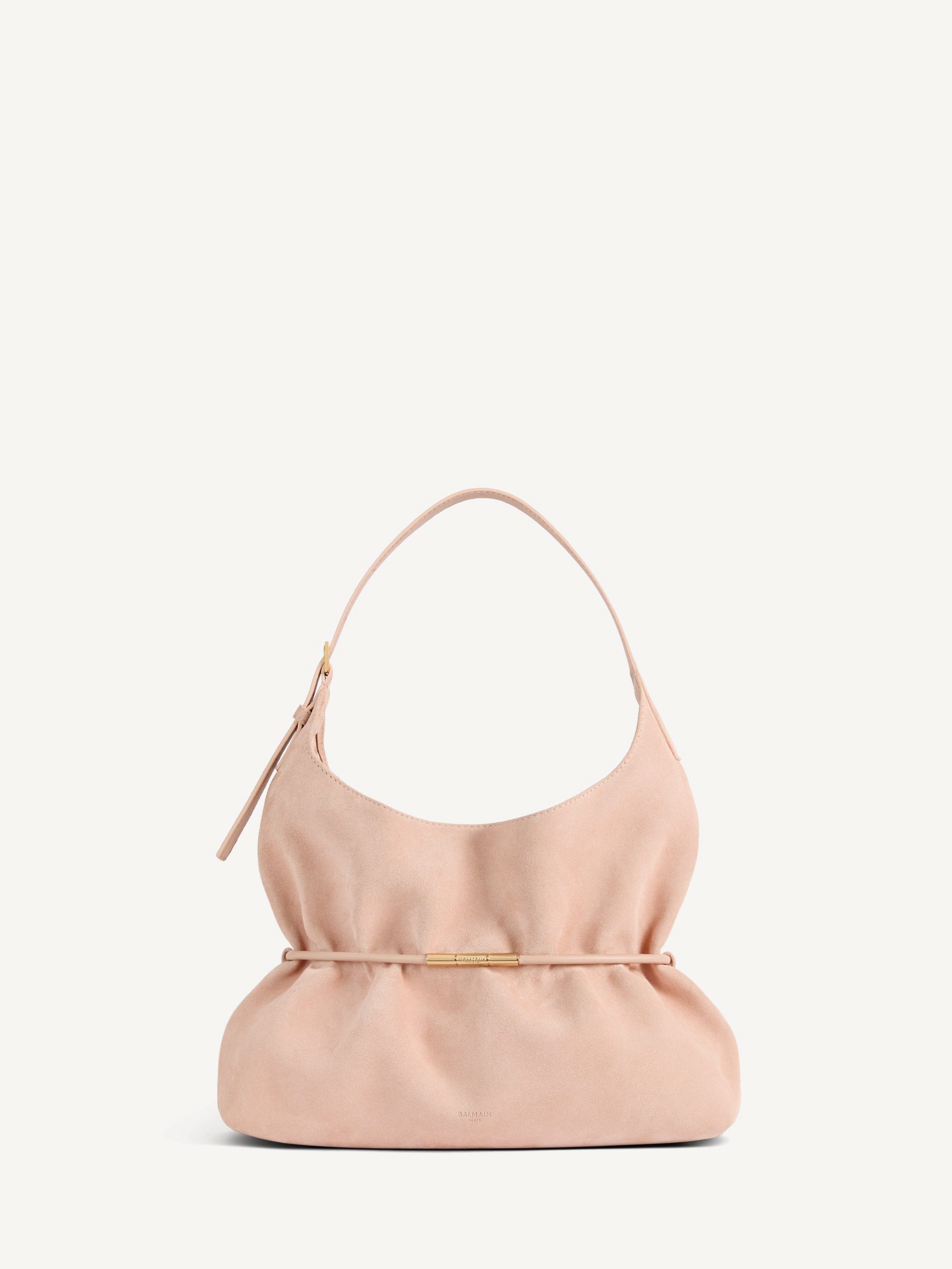 Balmain Sac SPHYNX Medium en cuir suédé