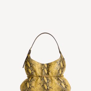 Balmain Sac SPHYNX Medium en cuir effet python