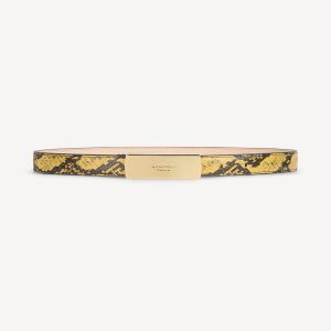 Ceinture Balmain en cuir effet python