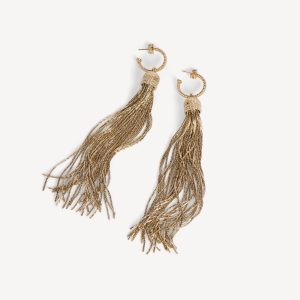 Balmain Boucles d'oreille Pampille en laiton