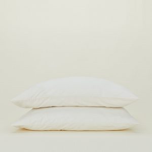 Hawkins New York Essential Percale Pillowcases, Set of 2 - Ivory