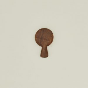 Hawkins New York Hand Carved Walnut Spoon Rest + Handle